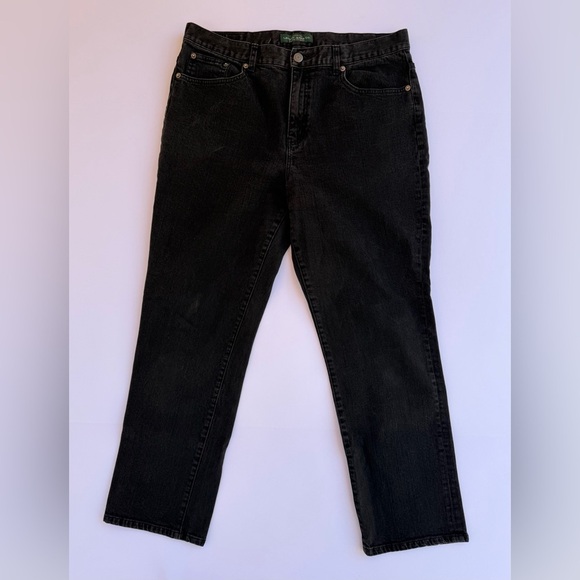 Ralph Lauren Denim - Woman’s Black Denim Ralph Lauren Jeans Co Size 14​​